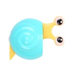 Toothbrush and toothpaste holder, snail, blue color